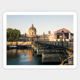 Institut de France from Pont des Arts on a Sunny Morning Sticker